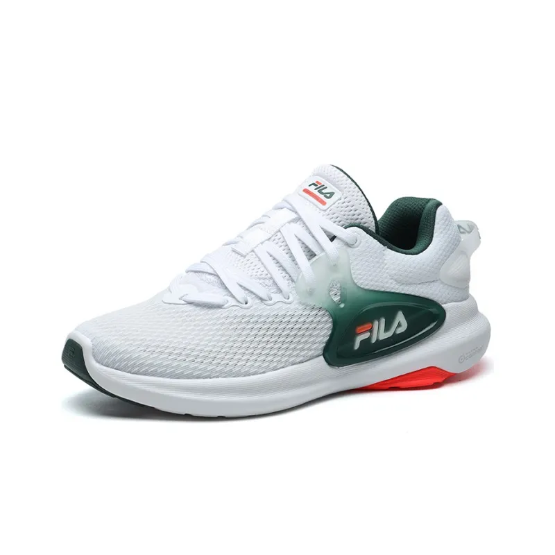 FILA Athletics Cushioning Anti Slip Wear Resistant Breathability Low Top Casual Running Shoes Women's White-1