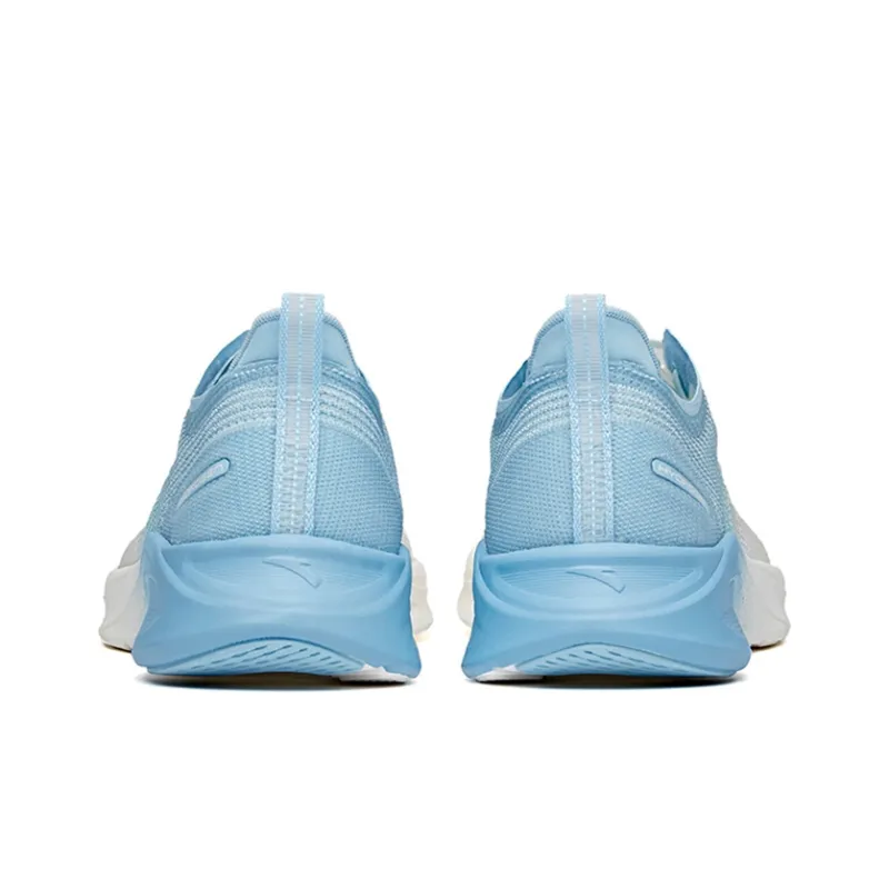 Anta Hydrogen Run III Cushioning Anti Slip Wear Resistant Breathability Low Top Running Shoes Men's White Blue-3