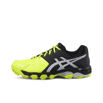 Asics Gel-Blackheath 6 Cushioned Wear-Resistant Slip-Resistant Low-Top Running Shoes Men's Black Yellow