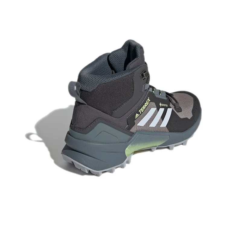 Adidas Terrex Swift R3 Mid Gore-Te Anti-Slip Wear-Resistant Mid-Top Hiking Shoes Women's Black Gray Color-3