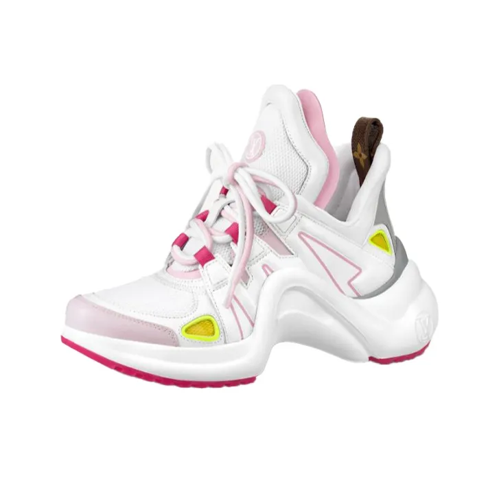 LOUIS VUITTON Archlight 1.0 Sneakers 'White Pink Red' Women's-0