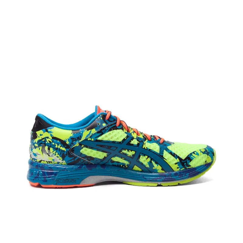 Asics Gel-Noosa Tri 11 Anti-Slip And Wear-Resistant Breathable Low-Top Running Shoes Men's Neon Green Blue-1