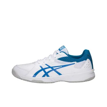 Asics Court Slide Clay Wear-Resistant Low-Top Running Shoes Men's White Blue