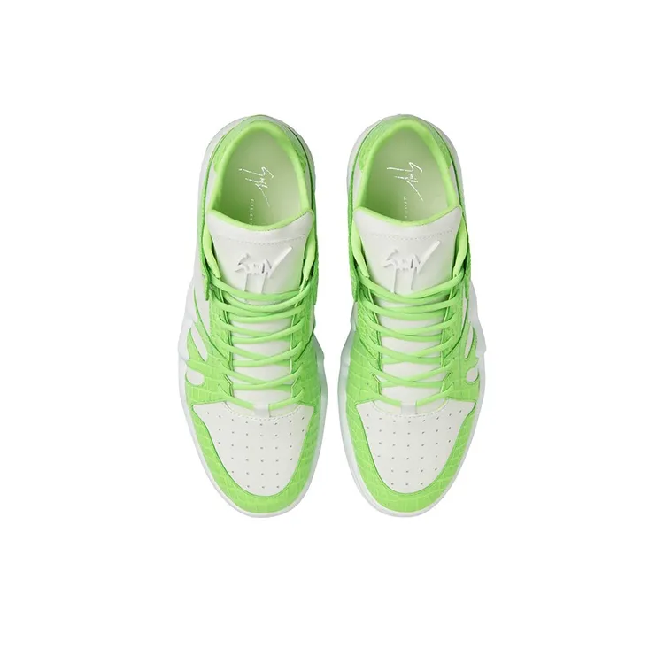 Giuseppe Zanotti Talon Crocodile effect Sneakers-4