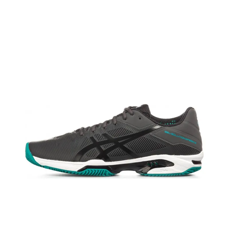 Asics Gel-Solution Speed 2 Running Shoes Men Low-Top Black/Green-0