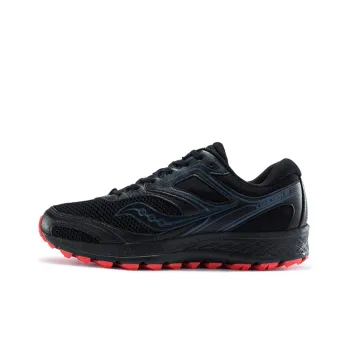 Saucony Cohesion 12 Running Shoes Men Low Top Black/Blue/Red