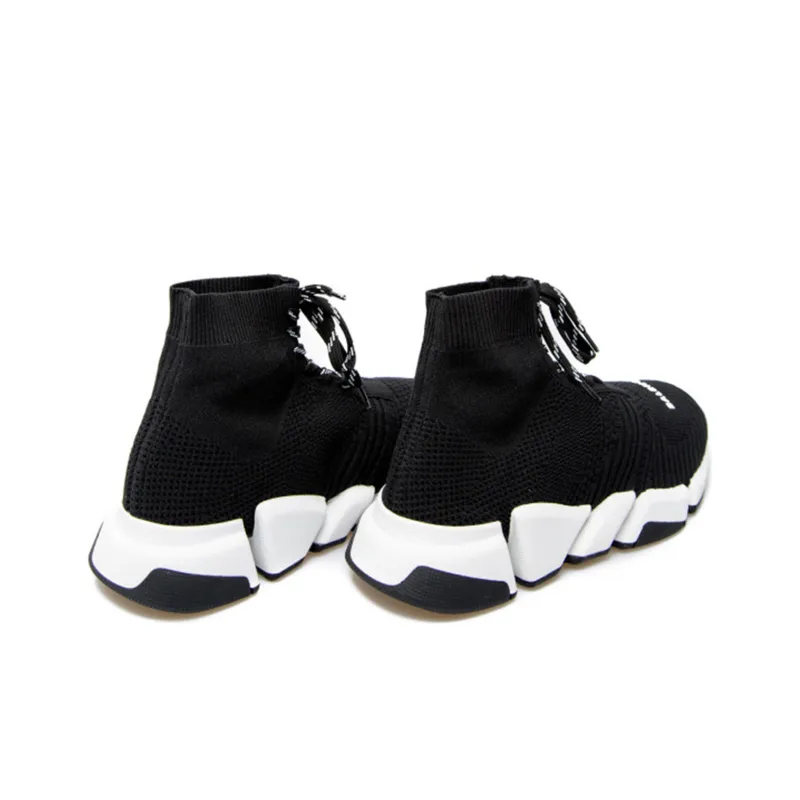 Balenciaga Speed 2 Lace Up Trainer 'Black White'-4