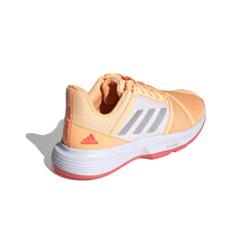 Adidas Courtjam Breathable Low Top Tennis Shoes-3