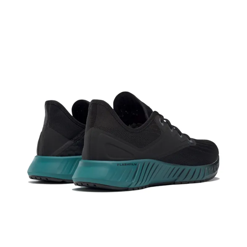 Reebok Flashfilm Running Shoes Women's Low Top Black/Harbor Cyan-3