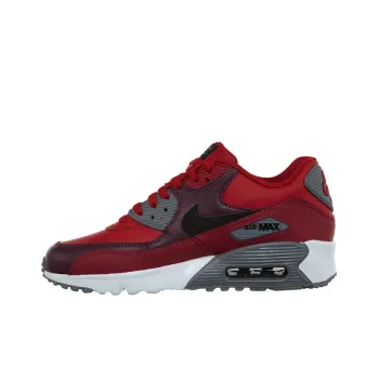 Nike Air Max 90 LTR Leather Low-Top Red GS