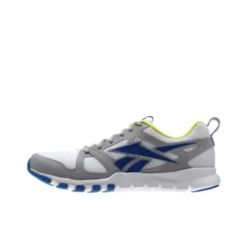 Reebok Sublite Train Cushioned Slip-Resistant Low-Top Running Shoes Men's Gray Blue