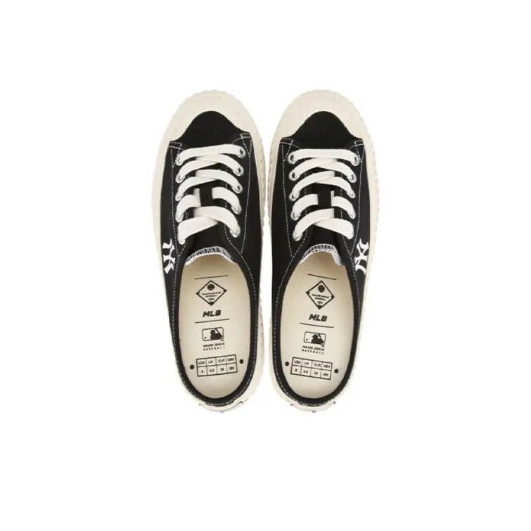 MLB Playball Low Top Canvas Shoes Unisex Black-3