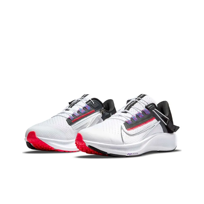 Nike Air Zoom Pegasus 38 FlyEase 'White Black Red' Women's-2