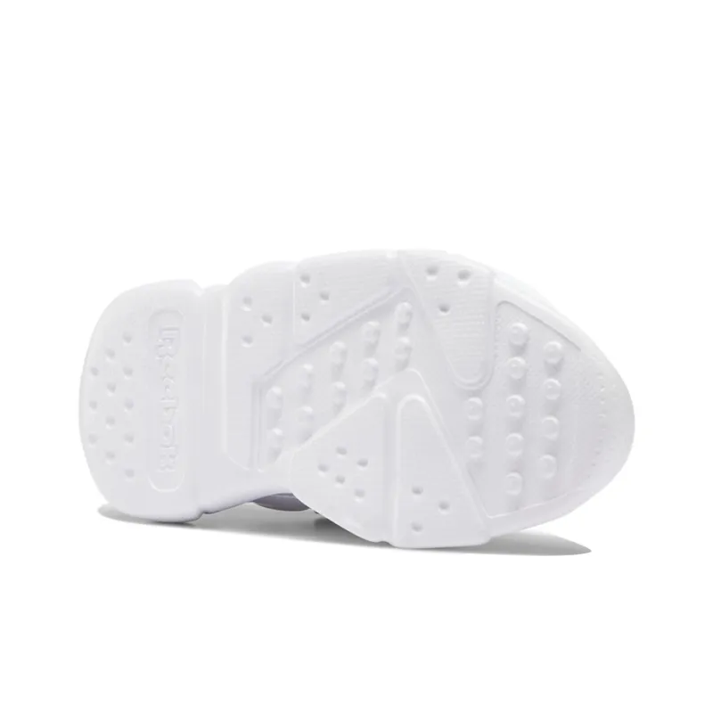 Reebok Classic Leather Running Shoes Women's Low Top White/Peach Pink-4