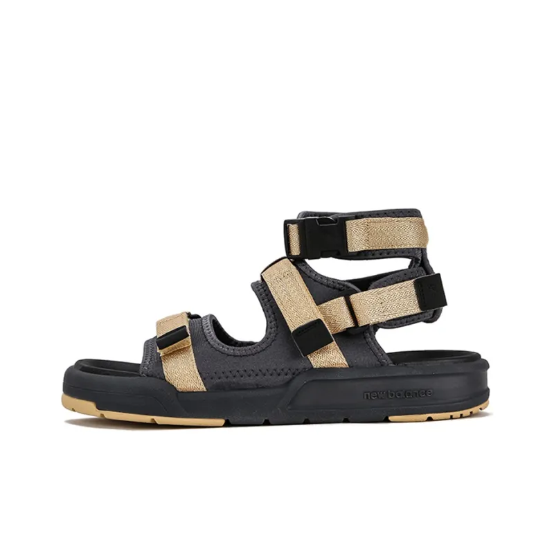 New Balance Unisex 4243 Series Sandals Black/Gold-0