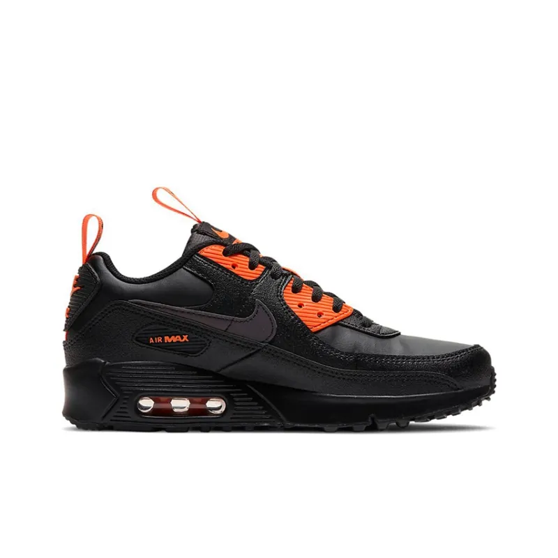 Nike Air Max 90 SE 'Black Total Orange' GS-1