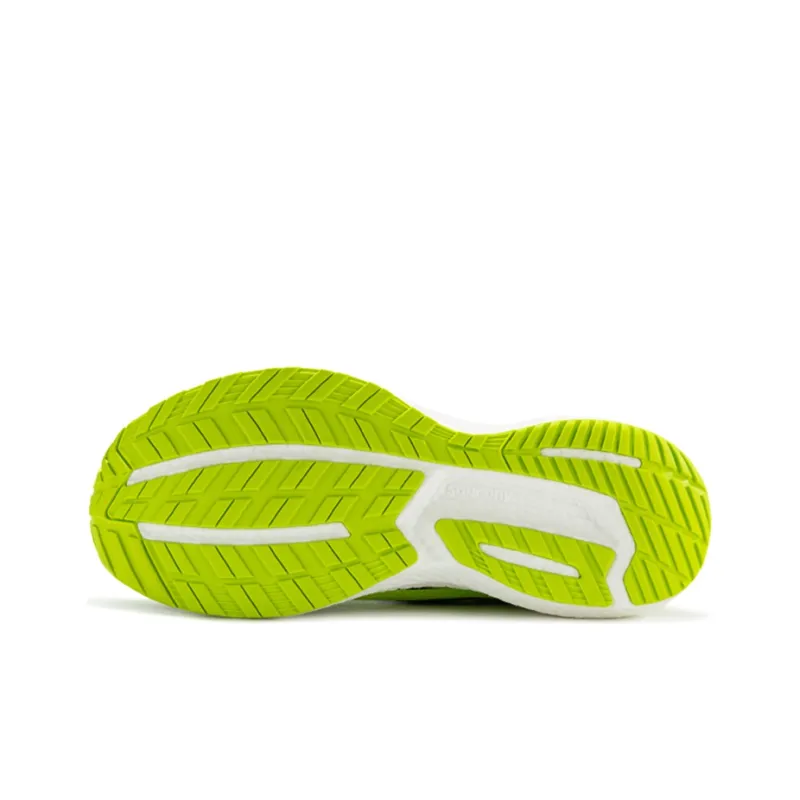 Saucony Triumph 19 Low Top Casual Running Shoes Men's Fluorescent Green Black-4