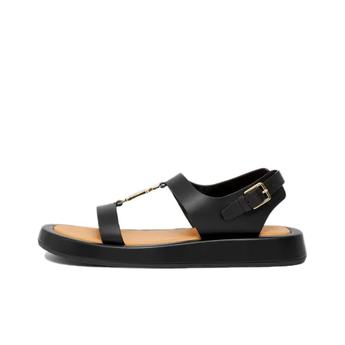 Burberry Monogram One-Strap Sandals Women's