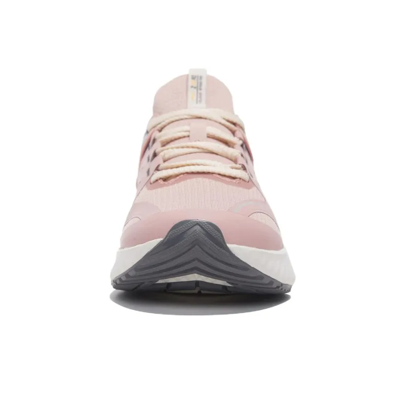 LiNing Cushioning Rebound Low Top Sports Casual Shoes Women's Misty Rose Pink-3