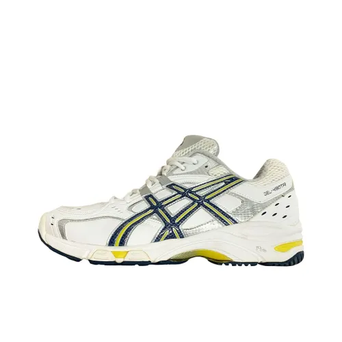 Asics Gel-490TR Wear-Resistant Coverage Low-Top Running kids shoes Women's White Yellow D-Width