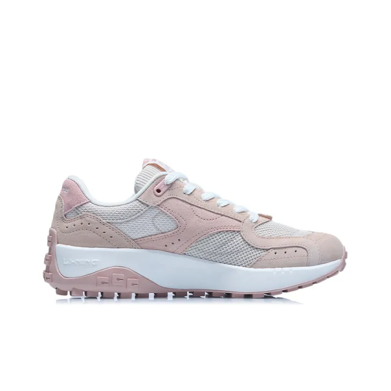 LiNing CF Low-Top Casual Shoes Women's Sandy Ice Umber-1