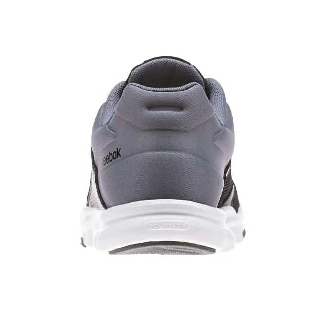 Reebok Yourflex Trainette Breathable Lightweight Low-Top Running Shoes Women's Black Gray-4