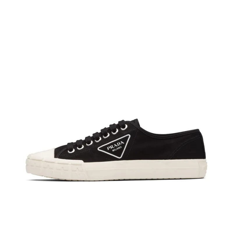 PRADA Wheel Cassetta Low Black White-0