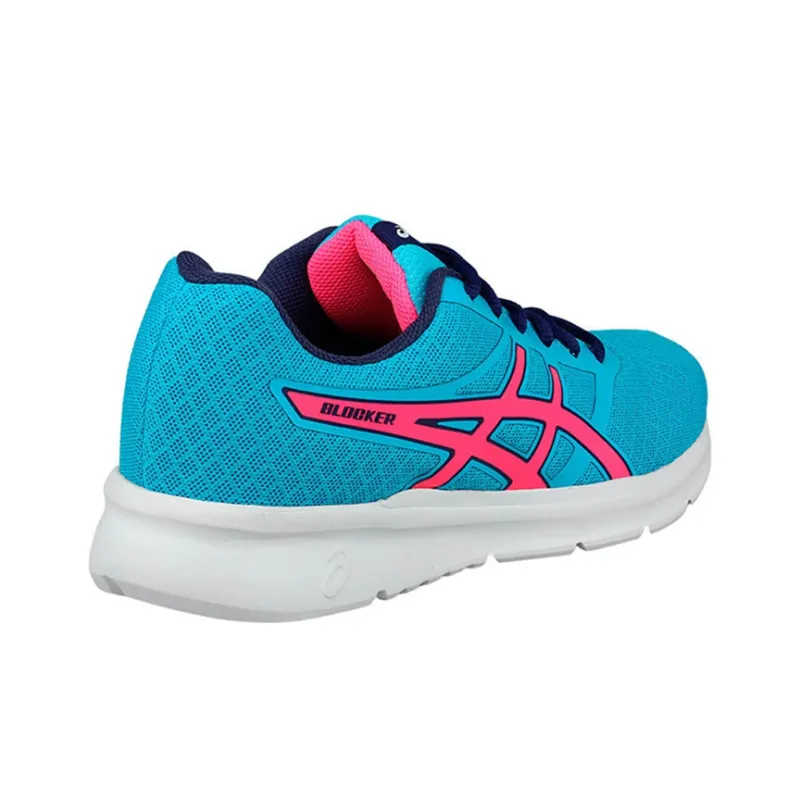 Asics Blocker Running Shoes Women's Low-Top Blue-3