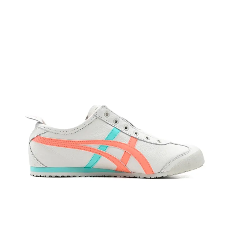 Onitsuka Tiger Mexico 66 Slip-on Shoes White Aqua Orange-1