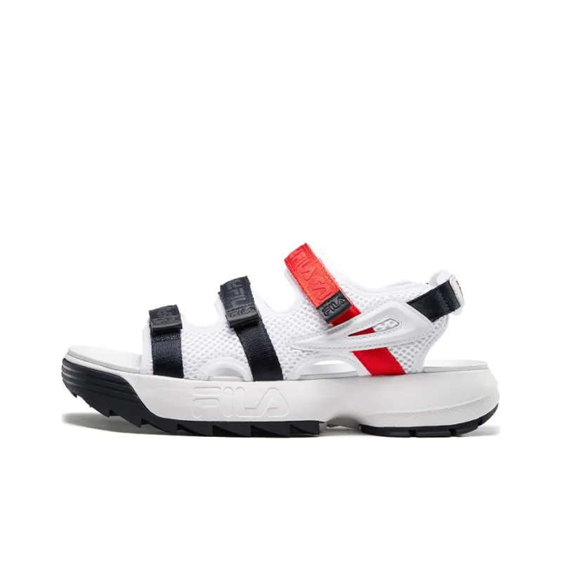 FILA Disruptor Sports Sandals White/Black/Red-0