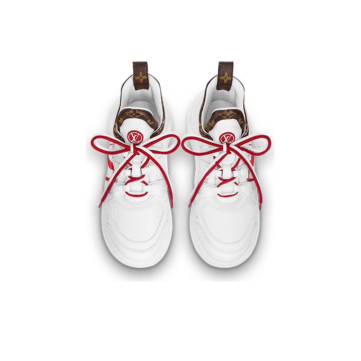 LOUIS VUITTON Archlight 1.0 Sneakers 'White With Red Heart LOUIS VUITTON Archlight 1.0 Sneakers 'White With Red Heart