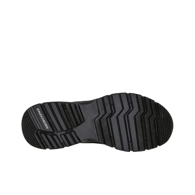 Skechers ARCH FIT BAXTER Abrasion Resistant Breathable Low Top Casual Shoes Men's All Black-3