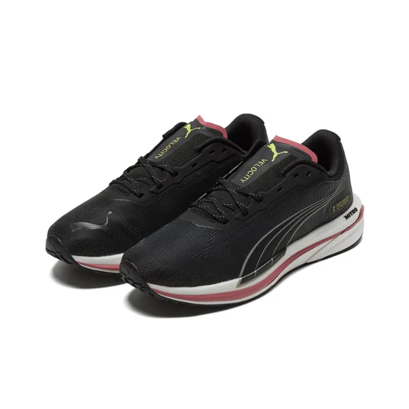 PUMA Velocity Nitro 'Black White Pink' Women's-2
