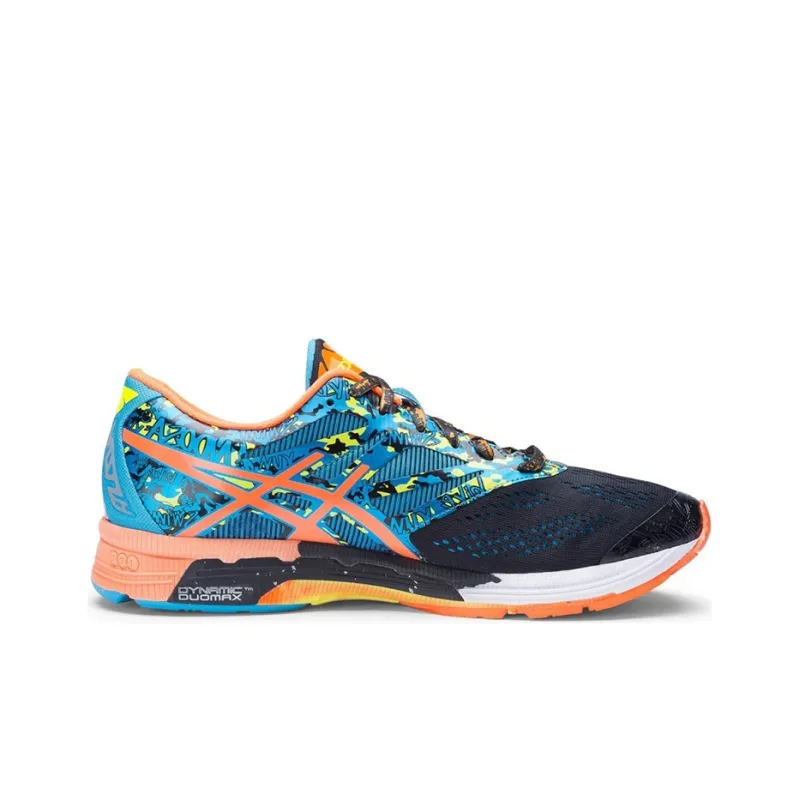 Asics Gel-Noosa Tri 10 Wear-Resistant Low-Top Running Shoes Men's Black Blue Orange Patchwork-1