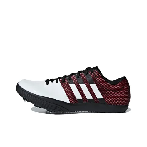 Adidas Adizero Long Jump Running Shoes Men Low-Top White/Red