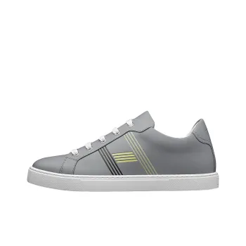 HERMES Avantage Skateboard Shoes Men Low-Top Gray