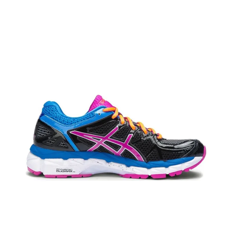 Asics Gel-Kayano 21 Wear-Resistant Low-Top Running Shoes Women's Black Pink-1