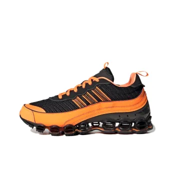 Adidas Originals Microbounce T1 Low-Top Running Shoes Men's Black Orange