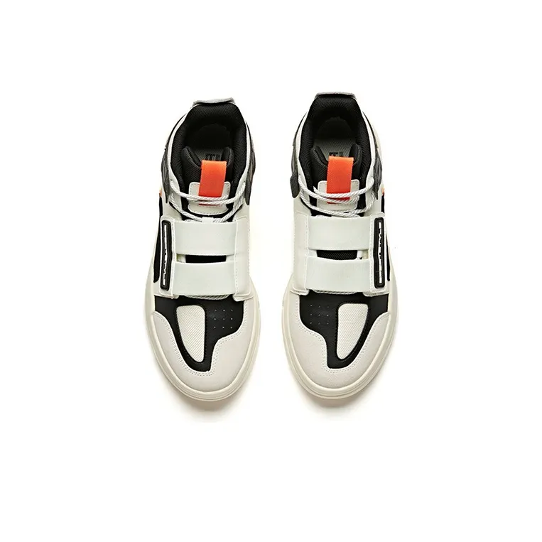 Anta Thermal Abrasion Resistant Cushioning Mid Top Skateboard Shoes Men's-3