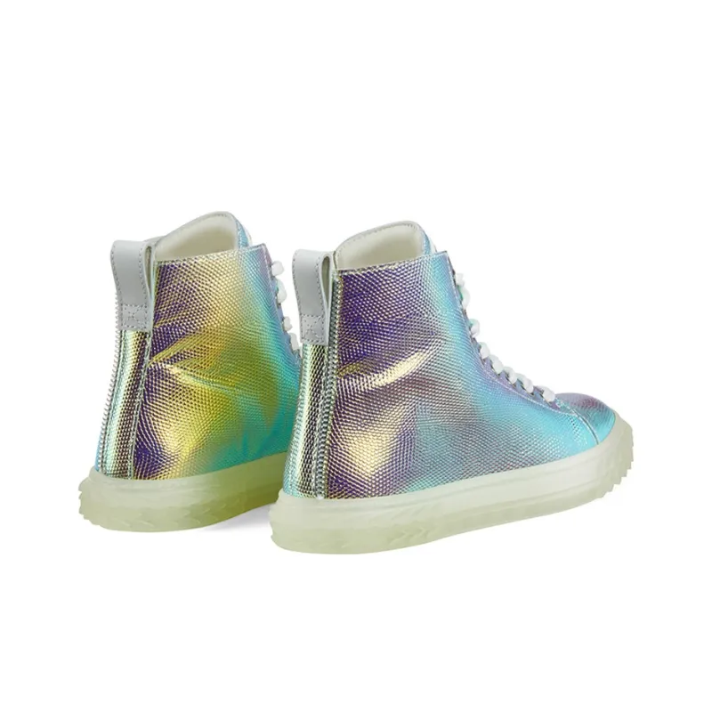 giuseppe zanotti Blabber Shimmering Lizard effect Sneakers-4