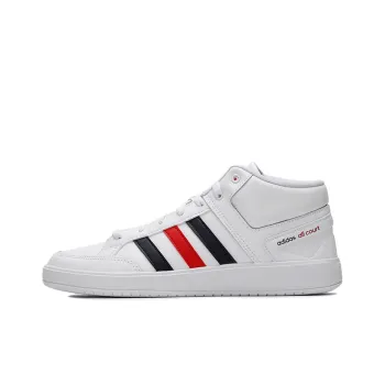 Adidas All Court Mid Shoes Black/White/Red