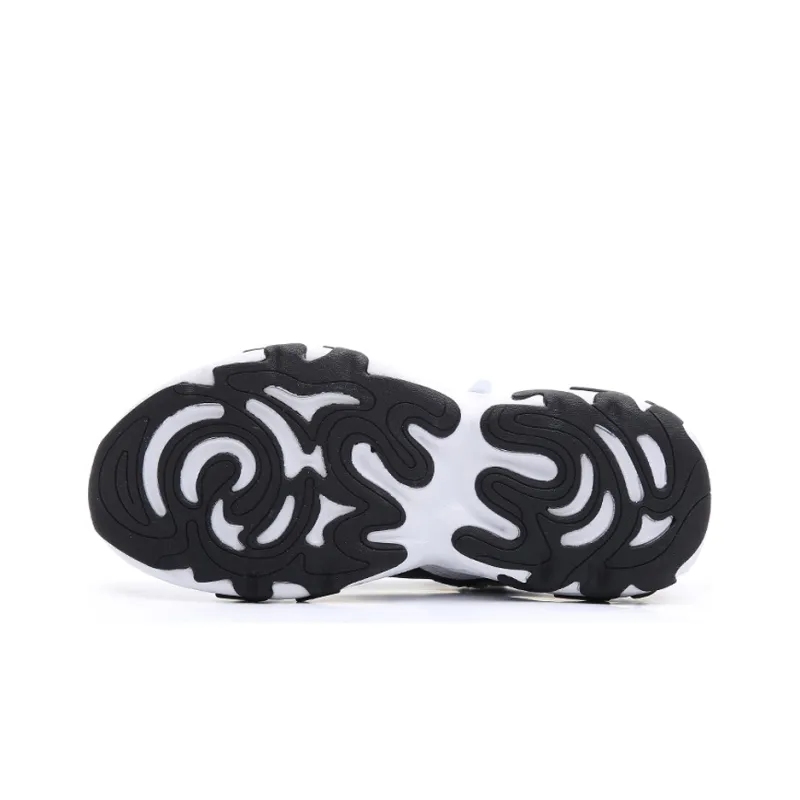 Erke Shock Absorbers With Slip Resistant And Abrasion Resistant Properties Low Top Running Shoes Men's Black White-5
