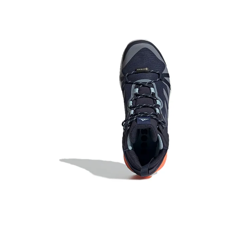 Adidas Terrex Skychaser Hiking / Trekking Shoes Women's Mid-Top Blue/Orange/White-4