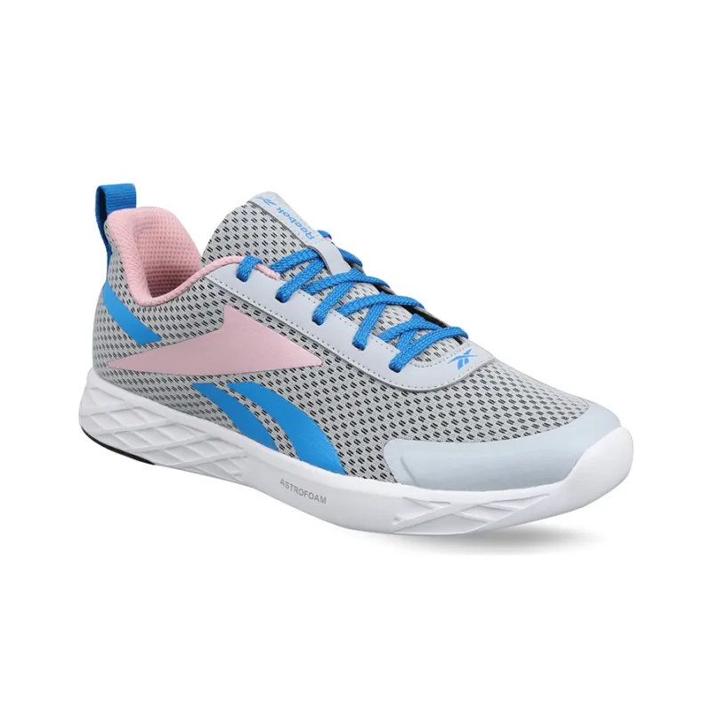 Reebok Fast Approach Cushioning Anti-Slip And Wear-Resistant Low-Top Running Shoes Women's Gray Pink Blue-2