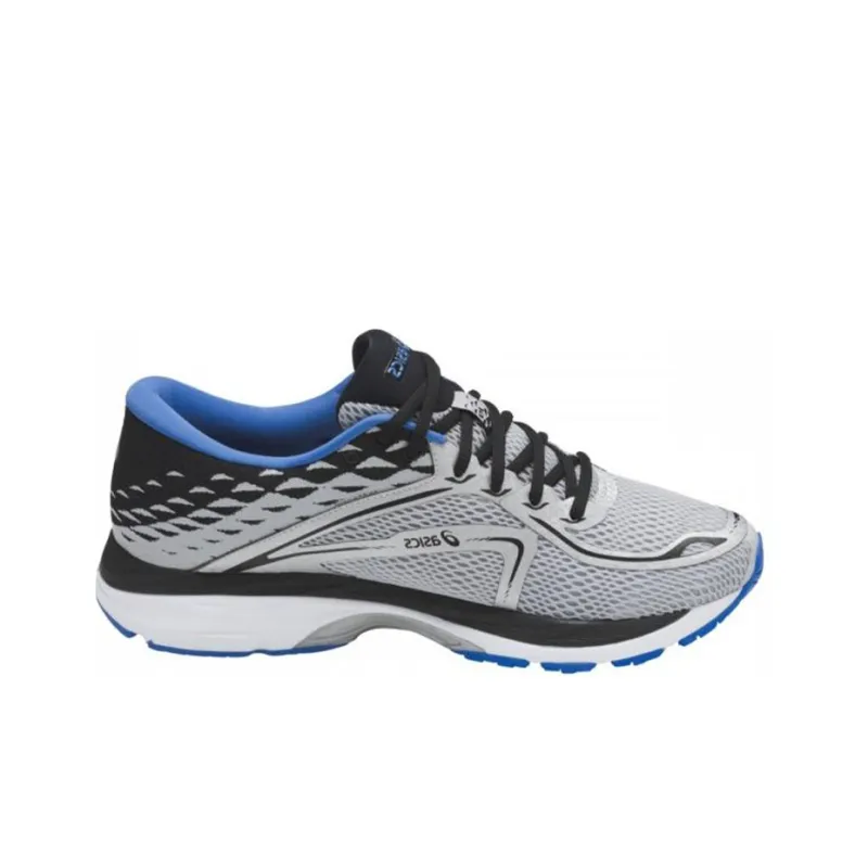 Asics Gel-Cumulus 19 Anti-Slip And Wear-Resistant Breathable Low-Top Running Shoes Men's Gray Black Blue Multicolor-1