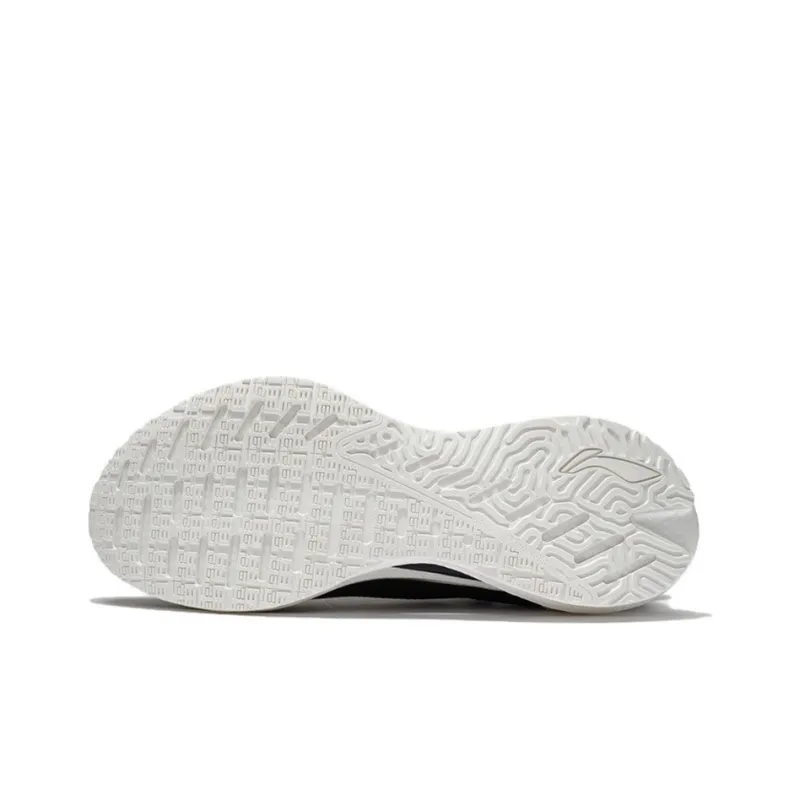 LiNing Jueying Essential 䨻 Cushioned Slip-Resistant Lightweight Low-Top Running Shoes Men's Black Gray-4