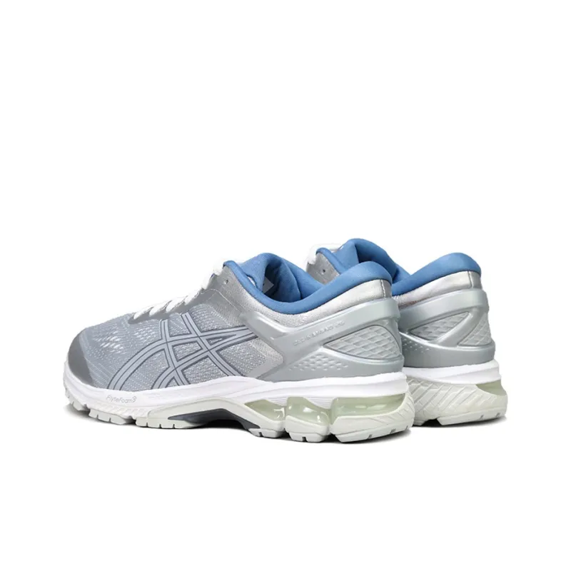 Asics Gel-Kayano 26 Cushioned Wear-Resistant Slip-Resistant Low-Top Athletic Shoes Men's Gray-3