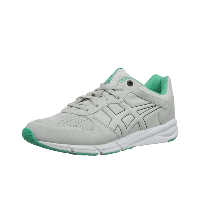 Onitsuka Tiger Running Shoes Men Low Top Gray/Green-2