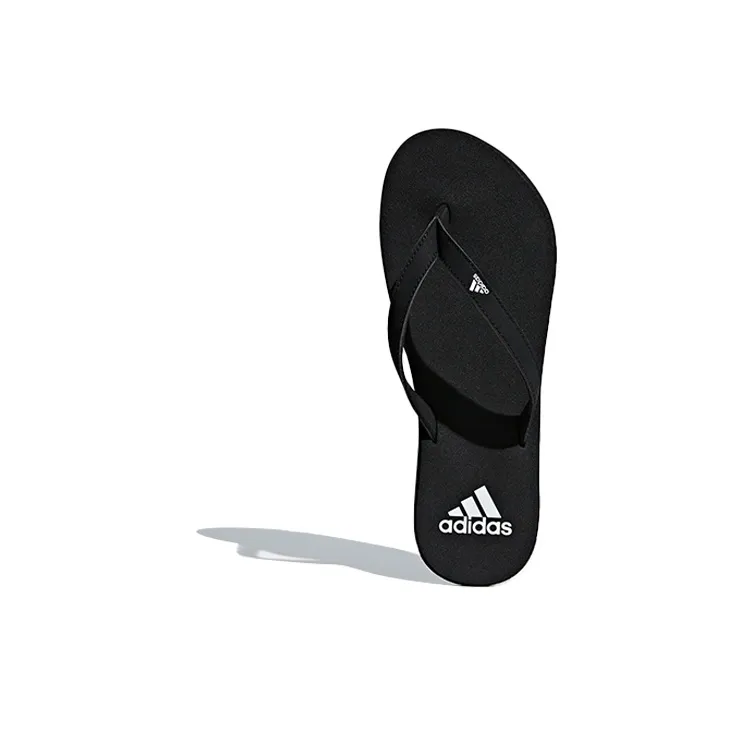 Adidas Eezay Flip Flops Stylish Black Slippers Women's-4