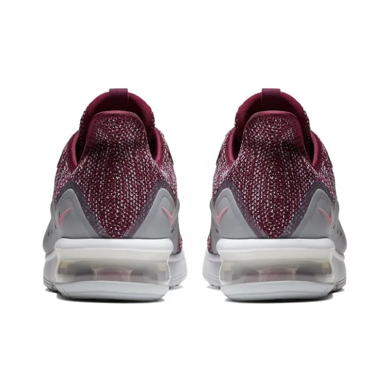 Nike Air Max Sequent Running Shoes Women's Low-Top Red/Gray-4